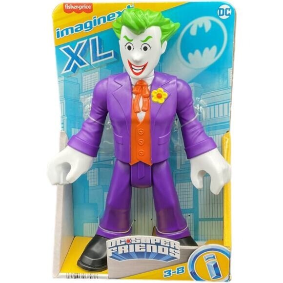 Imaginext XL DC Super Friends The Joker Figure 3-8 Years - Picture 1 of 5